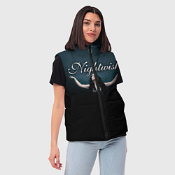 Женский жилет Nightwish with Tarja, цвет: 3D-красный — фото 2