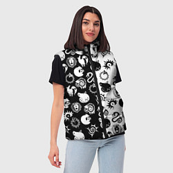 Женский жилет ЭМБЛЕМЫ МАГИЧЕСКАЯ БИТВА JK, цвет: 3D-красный — фото 2