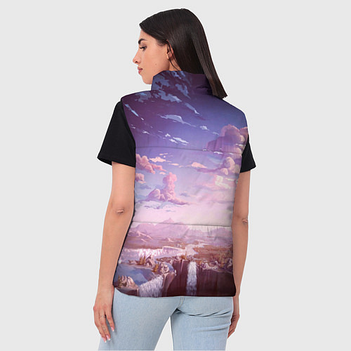 Женский жилет Долина / 3D-Красный – фото 4