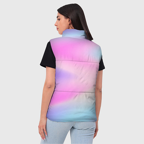 Женский жилет Жуткое мороженое / 3D-Черный – фото 4