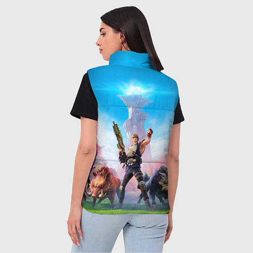 Женский жилет Fortnite Новая Глава / 3D-Черный – фото 4