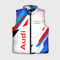 Женский жилет AUDI АУДИ SPORT, цвет: 3D-черный