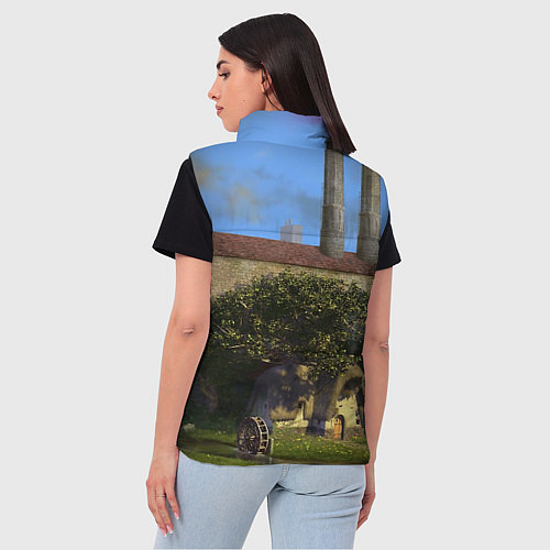 Женский жилет Шрек, Кот и Осёл / 3D-Красный – фото 4