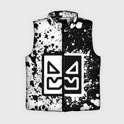 Женский жилет Geometry Dash: Black, цвет: 3D-светло-серый