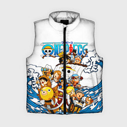 Женский жилет ONE PIECE ВАН ПИС МОРЕ, цвет: 3D-светло-серый