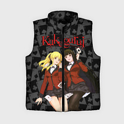 Женский жилет Kakegurui Безумный азарт, цвет: 3D-черный
