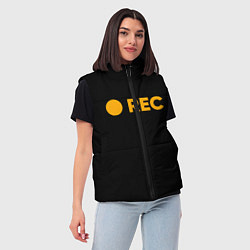 Женский жилет REC, цвет: 3D-светло-серый — фото 2