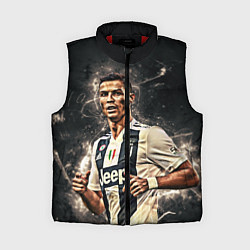 Женский жилет Криштиану Роналду Ювентус, цвет: 3D-красный