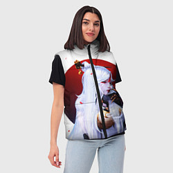 Женский жилет GENSHIN IMPACT НИН ГУАН, цвет: 3D-красный — фото 2