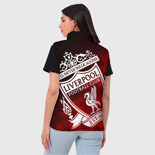 Женский жилет LIVERPOOL ЛИВЕРПУЛЬ / 3D-Черный – фото 4