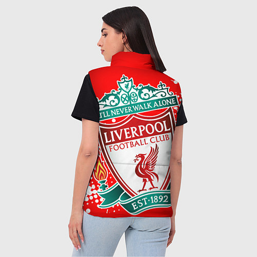 Женский жилет LIVERPOOL ЛИВЕРПУЛЬ / 3D-Черный – фото 4