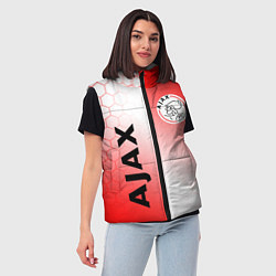 Женский жилет FC AJAX AMSTERDAM ФК АЯКС, цвет: 3D-красный — фото 2