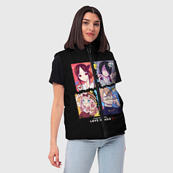 Женский жилет Kaguya-sama Love Is War, цвет: 3D-красный — фото 2