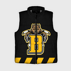 Женский жилет BOSTON BRUINS, цвет: 3D-светло-серый