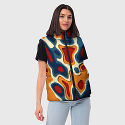 Женский жилет Пятна краски, цвет: 3D-светло-серый — фото 2