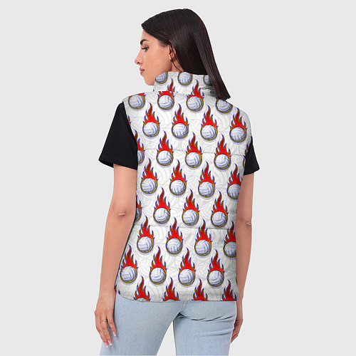 Женский жилет Волейбол / 3D-Красный – фото 4