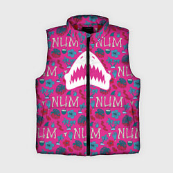 Женский жилет King Shark Num Num рюкзак, цвет: 3D-красный