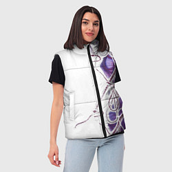 Женский жилет Фиолетовые нити, цвет: 3D-черный — фото 2