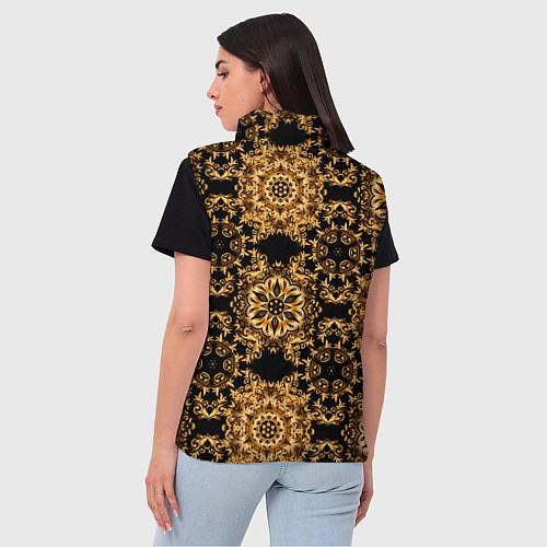 Женский жилет Versace классические узоры / 3D-Светло-серый – фото 4