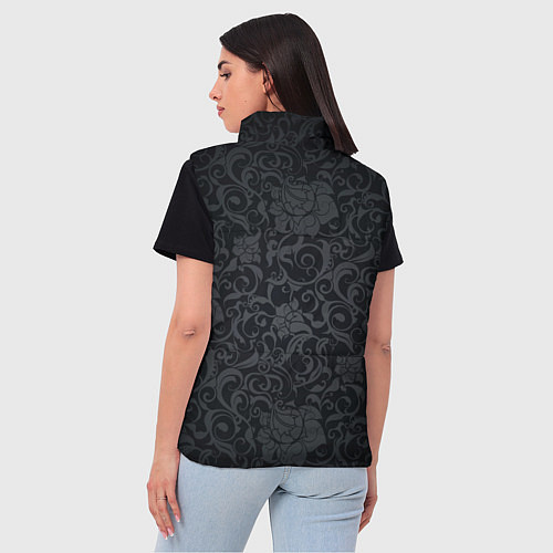 Женский жилет Dark Pattern / 3D-Черный – фото 4