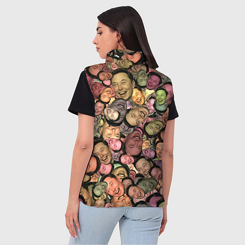 Женский жилет Как тебе такое, Илон Маск!? / 3D-Красный – фото 4