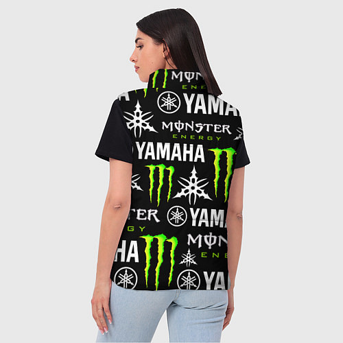 Женский жилет YAMAHA X MONSTER SPORT / 3D-Черный – фото 4