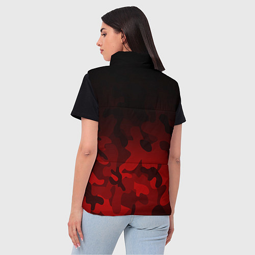 Женский жилет DUCATI ДУКАТИ КАМУФЛЯЖ / 3D-Черный – фото 4