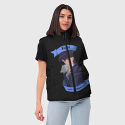 Женский жилет У Коми проблемы с общением, цвет: 3D-светло-серый — фото 2