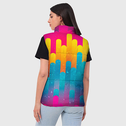 Женский жилет Crazy Bomberman / 3D-Красный – фото 4