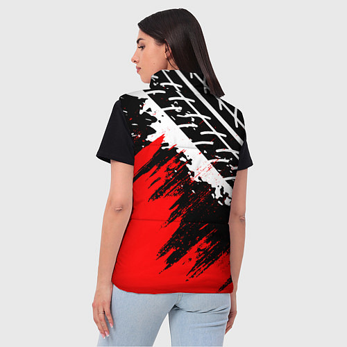 Женский жилет CFmoto СФ мото RED STYLE / 3D-Черный – фото 4