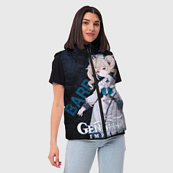 Женский жилет Барбара Genshin Impact, цвет: 3D-черный — фото 2