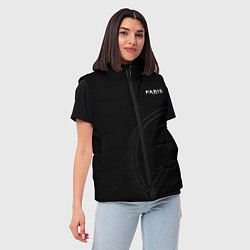 Женский жилет PSG Core Big Logo Black New 202223, цвет: 3D-красный — фото 2