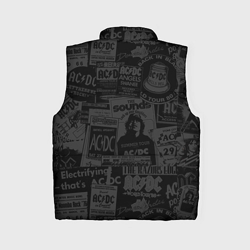 Женский жилет AC DC HIGH VOLTAGE / 3D-Светло-серый – фото 2