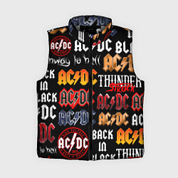 Женский жилет AC DC LOGOBOMBING, цвет: 3D-светло-серый