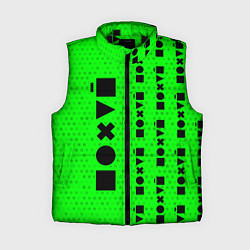 Женский жилет Безразличие - Космос Паттерн справа, цвет: 3D-черный