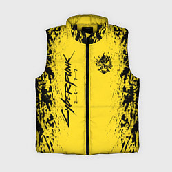 Женский жилет CYBERPUNK 2077 КИБЕРПАНК 2077, цвет: 3D-черный