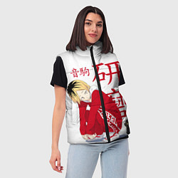 Женский жилет Кенма Козуме, Haikyuu!!, цвет: 3D-красный — фото 2