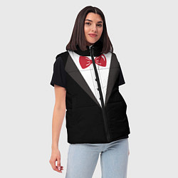 Женский жилет Смокинг, цвет: 3D-светло-серый — фото 2