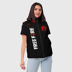 Женский жилет GARENA FREE FIRE, цвет: 3D-черный — фото 2