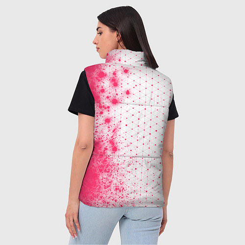 Женский жилет Kitty Yoga - Paint Vertical / 3D-Черный – фото 4