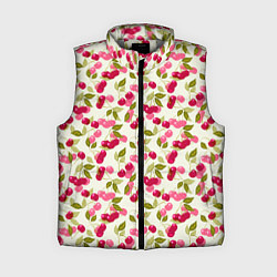 Женский жилет Спелая вишня, цвет: 3D-светло-серый