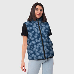 Женский жилет Модный абстрактный узор, цвет: 3D-светло-серый — фото 2