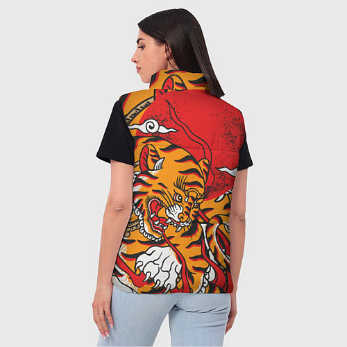 Женский жилет Год тигра / 3D-Черный – фото 4