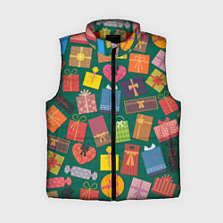 Женский жилет Подарки, цвет: 3D-красный