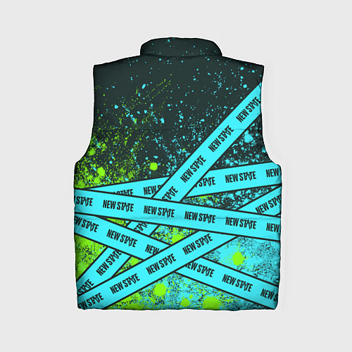 Женский жилет PUBG New State - Paint Lines / 3D-Светло-серый – фото 2