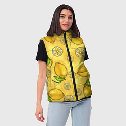 Женский жилет Лимончик, цвет: 3D-красный — фото 2