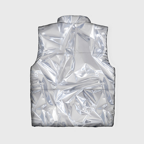 Женский жилет Голографичная фольга / 3D-Светло-серый – фото 2