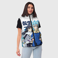 Женский жилет TenSura, Румиру и Сидзуэ, цвет: 3D-светло-серый — фото 2