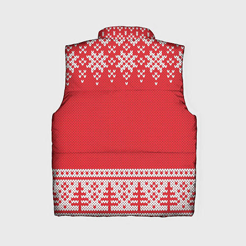 Женский жилет Зимний лес / 3D-Светло-серый – фото 2