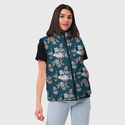 Женский жилет Живые Мертвецы, цвет: 3D-черный — фото 2